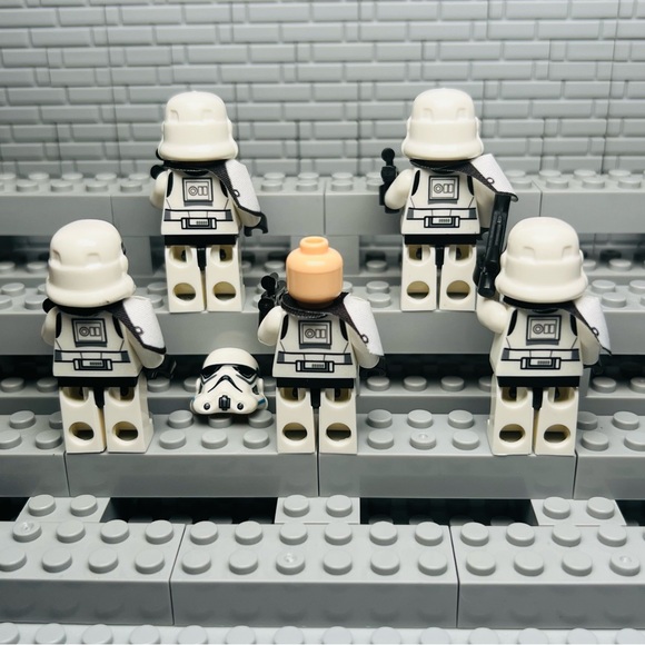 Star Wars Stormtrooper Custom Minifigures Lot of 5 - Picture 4 of 4